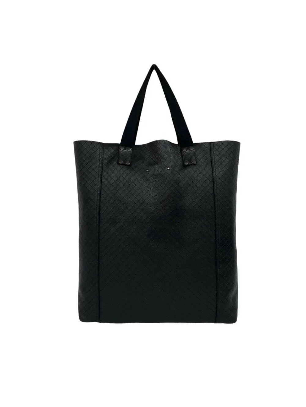 Bottega Veneta Intreccio Mirage Leather Tote Bag Black